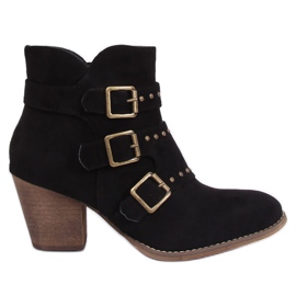 Cizme de cowboy negre L88-162 Negre negru