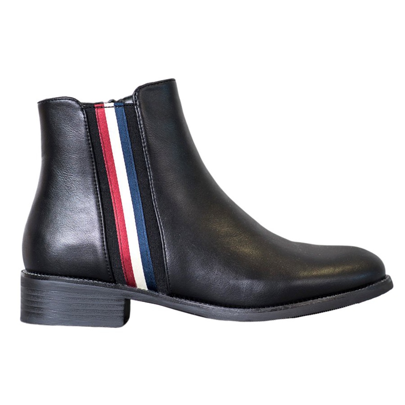 Filippo Cizme cu centură decorativă negru