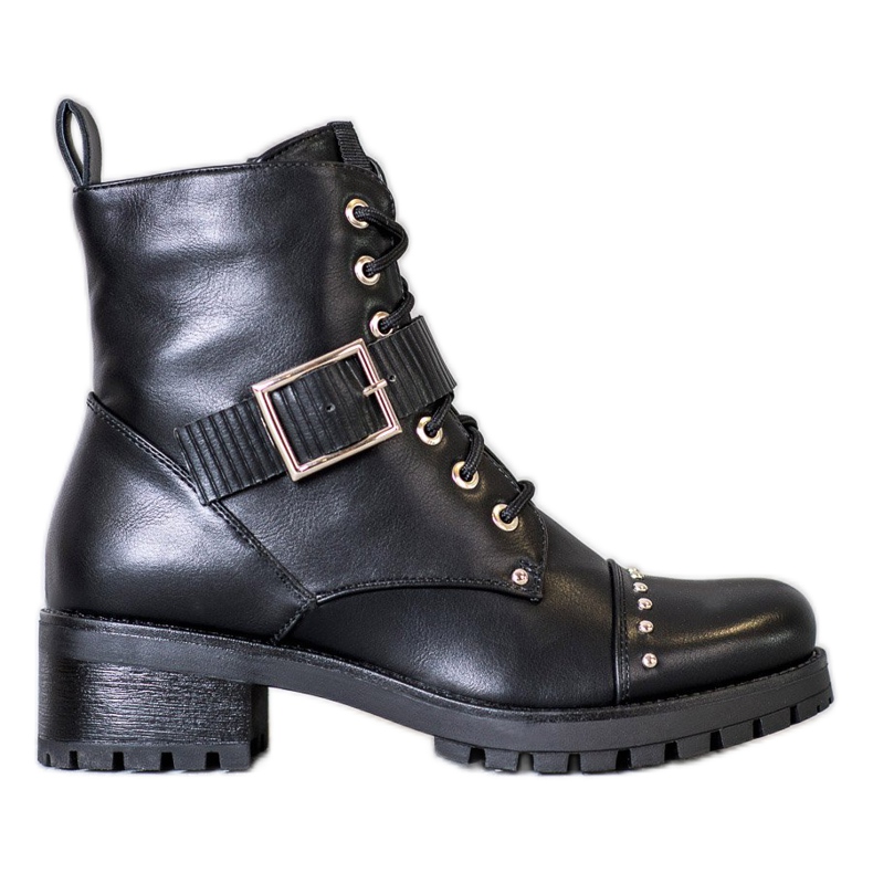 Seastar Muncitori cu cataramă decorativă negru