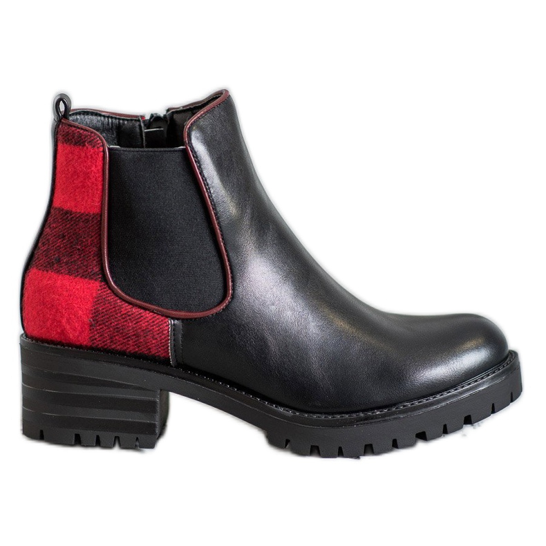 Seastar Cizme Chelsea Cu Model negru Seastar Cizme Chelsea Cu Model negru