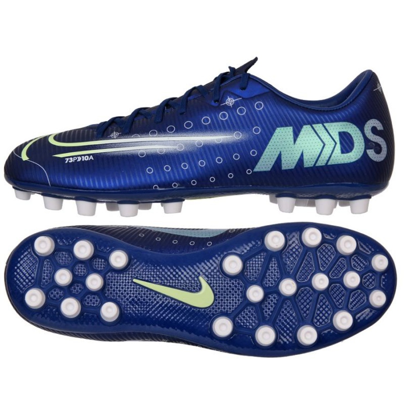 Pantof de fotbal Nike Mercurial Vapor 13 Academy Mds Ag M CJ1291-401 albastru marin albastru marin