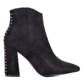 Seastar Cizme sexy cu jeturi negru Seastar Cizme sexy cu jeturi negru
