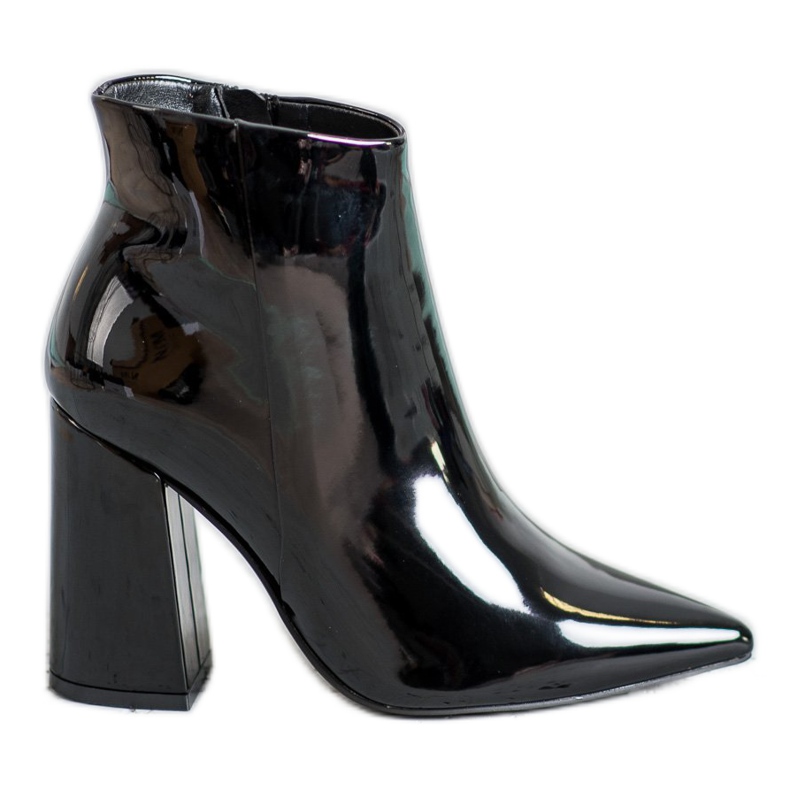 Seastar Cizme lăcuite negre negru