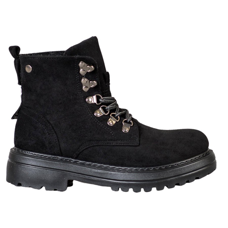 SHELOVET Trappers cu șiret negru