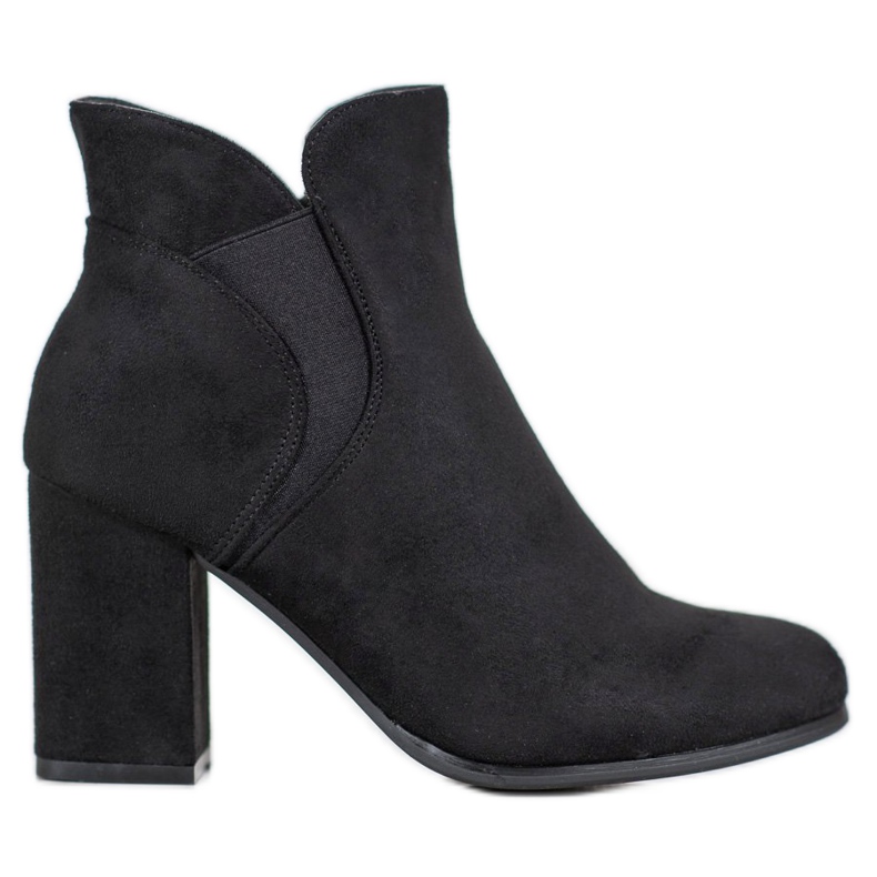 Marquiz Ghete din piele de căprioară negru