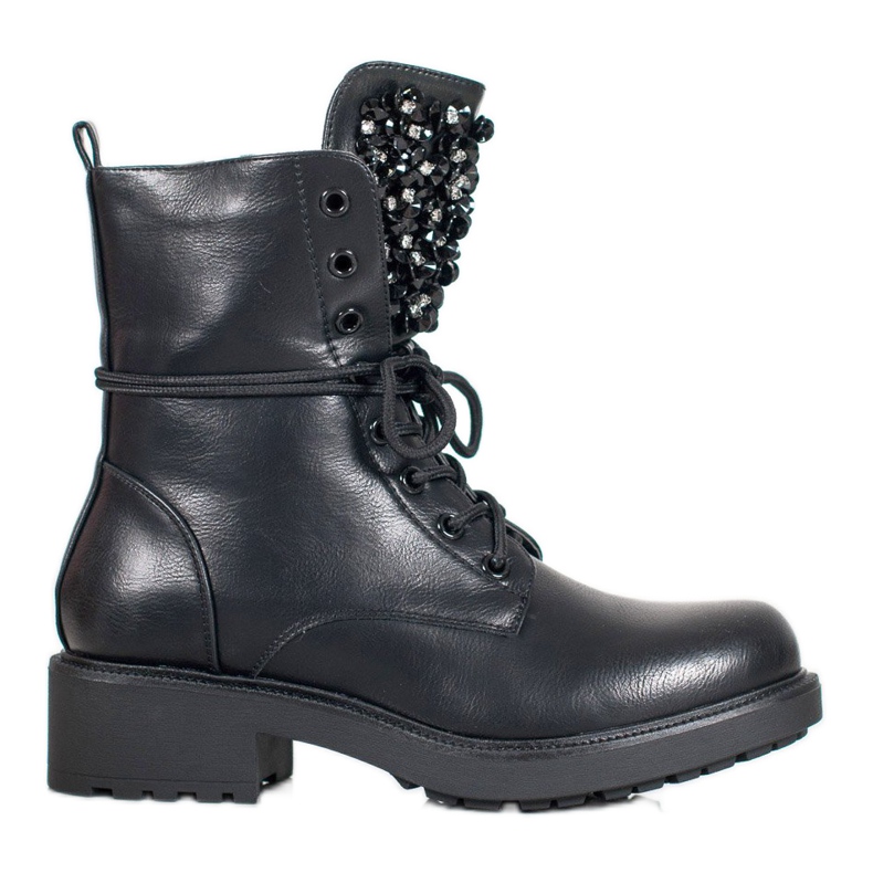 Seastar Muncitori clasici cu cristale negru