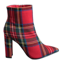 Seastar Cizme elegante pe un post roșu multicolor Seastar Cizme elegante pe un post roșu multicolor