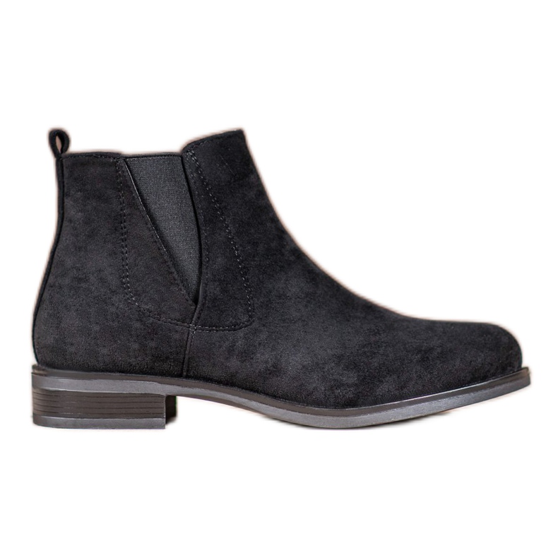 Ideal Shoes Cizme alunecoase negru