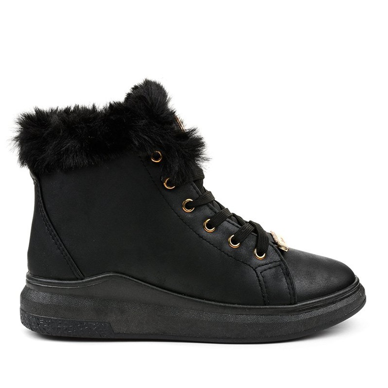 Adidași negri izolați TL135-1 negru Adidași negri izolați TL135-1 negru