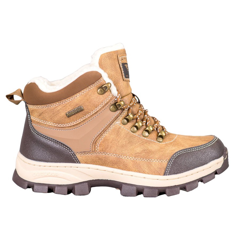 Arrigo Bello Cizme de iarnă cu șiret maro