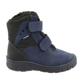 Ghete cizme cu membrană albastră bleumarin Mazurek 1352 negru albastru marin