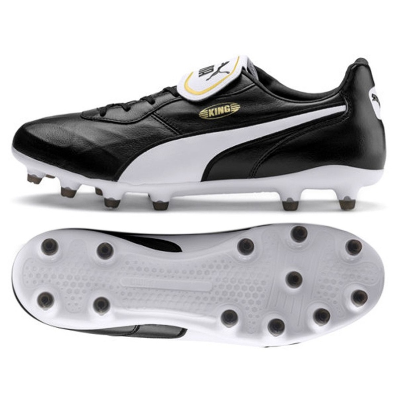 Ghete de fotbal Puma King Top Fg M 105607 01 negru negru
