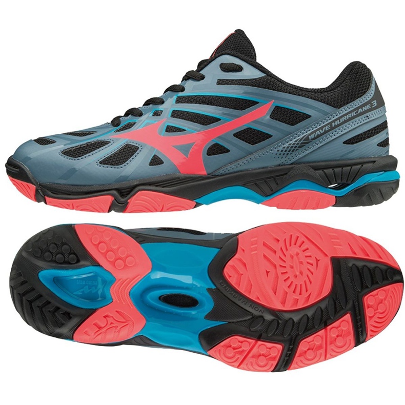 Pantofi Mizuno Wave Hurricane 3 W V1GC174065 gri gri