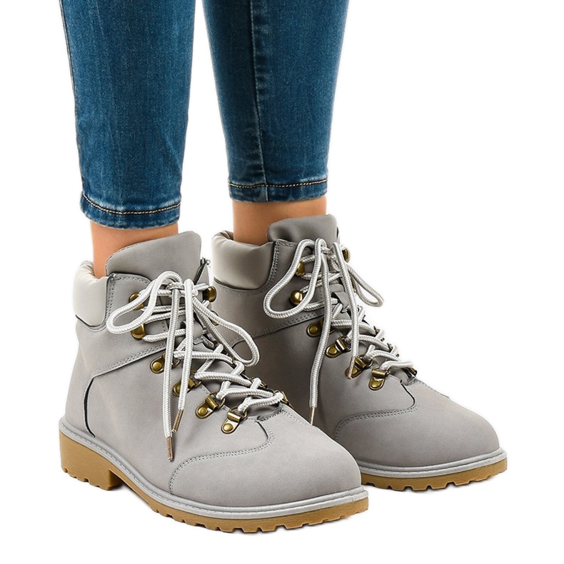 Cizme de drumeție gri fără izolație XDS1702