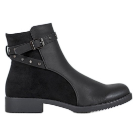 J. Star Cizme negre calde negru J. Star Cizme negre calde negru