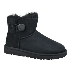 Pantofi Ugg Mini Bailey Button Ii W 1016422-BLK negru