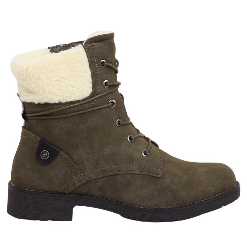 Cizme cu dantelă verde K-9926 Verde Cizme cu dantelă verde K-9926 Verde