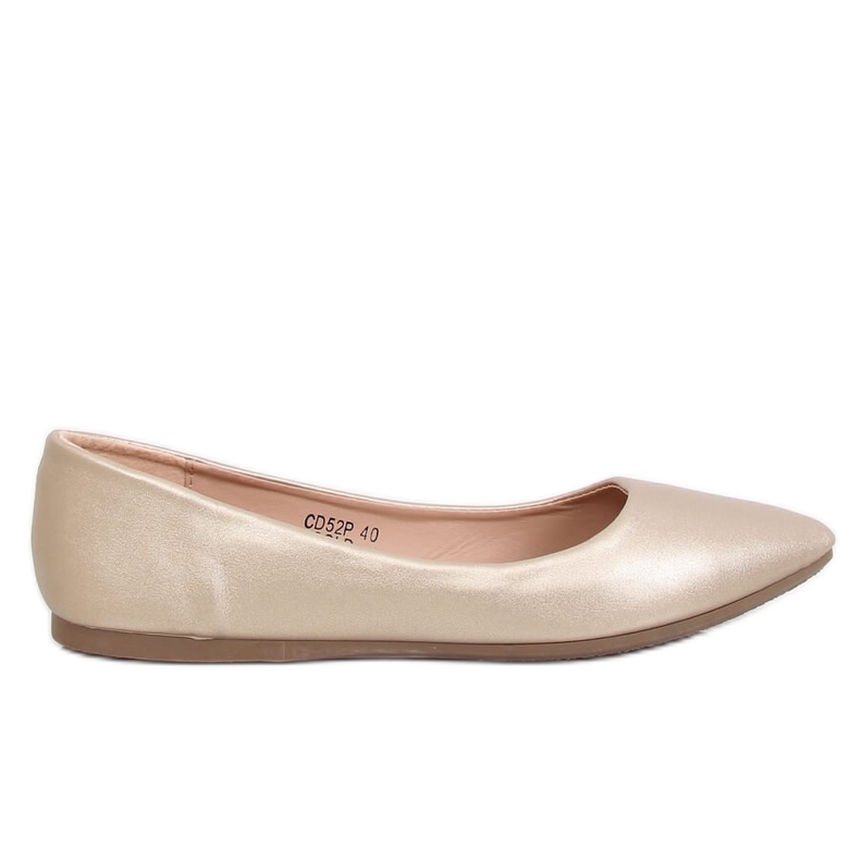 Balerini migdale degetele de la picioare aur CD52P Auriu de aur