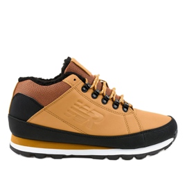 Cizme de zăpadă izolate galbene 9WH917 negru multicolor Cizme de zăpadă izolate galbene 9WH917 negru multicolor
