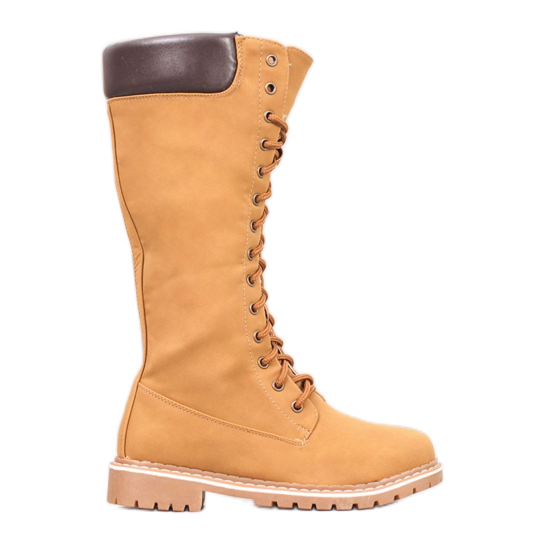 Seastar Cizme cu cordon cald maro Seastar Cizme cu cordon cald maro