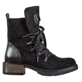 Goodin Ghete cu dantelă negru