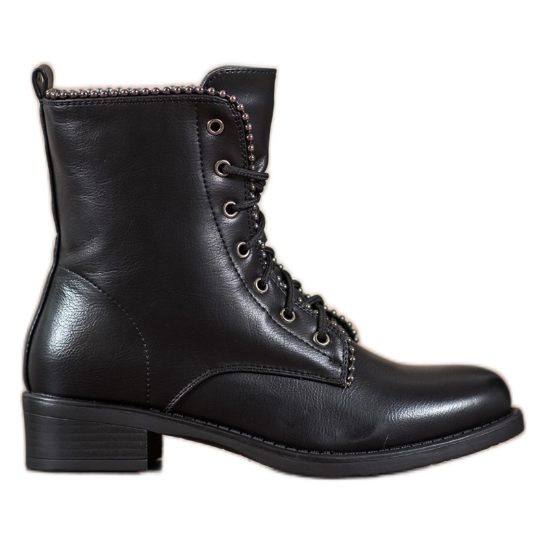 Janessa Ghete clasice cu dantelă negru Janessa Ghete clasice cu dantelă negru