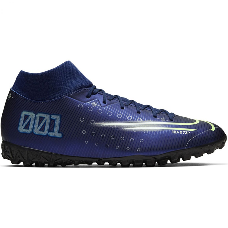 Pantof de fotbal Nike Mercurial Superfly 7 Academy Mds Tf M BQ5435 401 albastru albastru marin