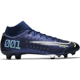 Pantof de fotbal Nike Mercurial Superfly 7 Academy Mds FG / MG M BQ5427 401 albastru albastru