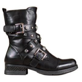 Kayla Muncitori Cu Curea Decorativă negru