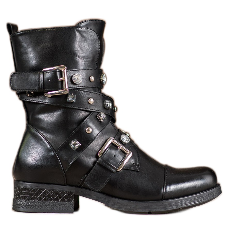 Kayla Muncitori Cu Curea Decorativă negru