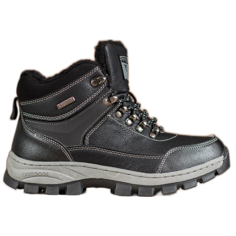 Arrigo Bello Cizme de iarnă cu șiret negru Arrigo Bello Cizme de iarnă cu șiret negru