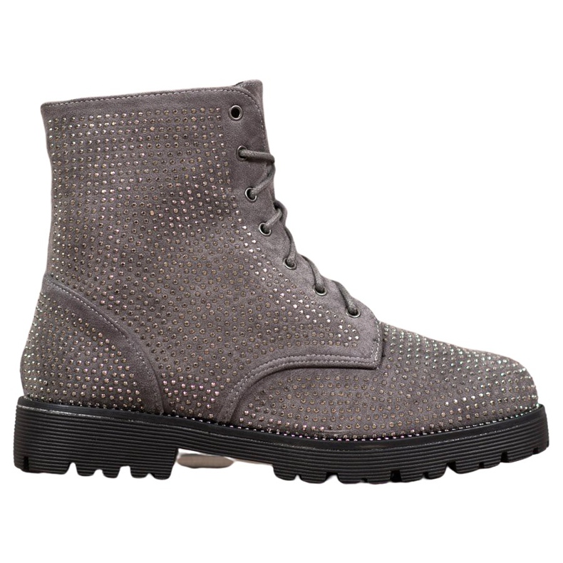 Sweet Shoes Cizme din piele intoarsa gri Sweet Shoes Cizme din piele intoarsa gri