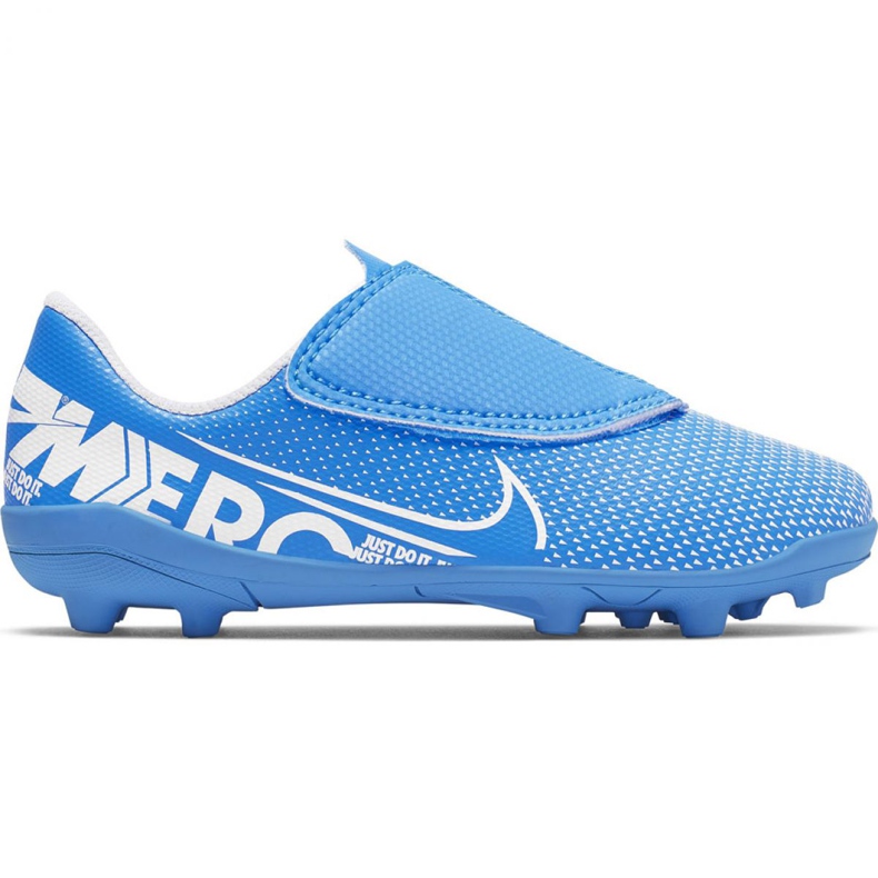 Pantofi de fotbal Nike Mercurial Vapor 13 Club Mg PS (V) Jr AT8162 414 albastru albastru Pantofi de fotbal Nike Mercurial Vapor 13 Club Mg PS (V) Jr AT8162 414 albastru albastru