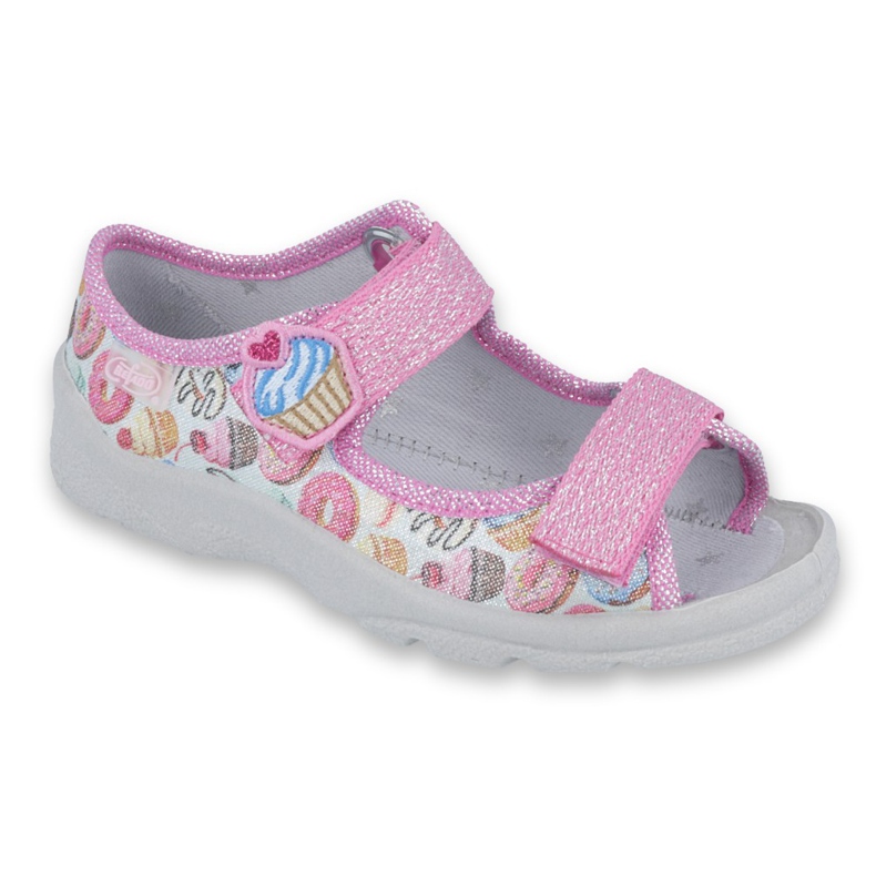 Pantofi pentru copii Befado 969X142 roz multicolor