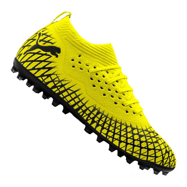 Ghete de fotbal Puma Future 4.2 Netfit Mg M 105681-02 galben galben Ghete de fotbal Puma Future 4.2 Netfit Mg M 105681-02 galben galben