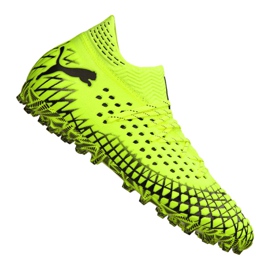 Ghete de fotbal Puma Future 4.1 Netfit Mg M 105678-03 galben galben