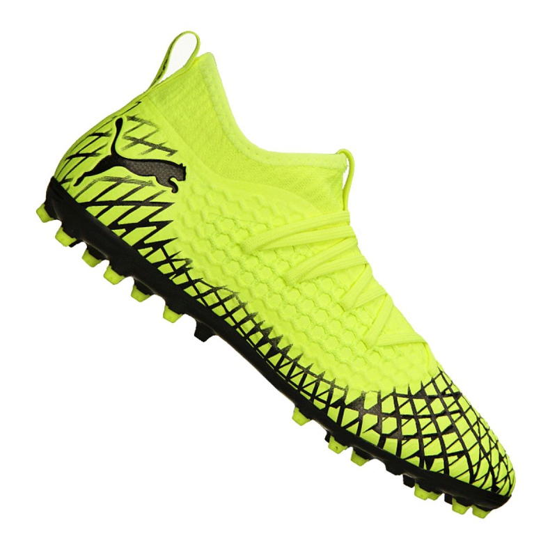 Ghete de fotbal Puma Future 4.3 Netfit Mg M 105684-03 galben galben Ghete de fotbal Puma Future 4.3 Netfit Mg M 105684-03 galben galben