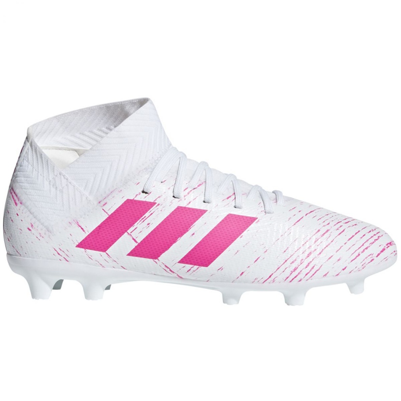 Cizmele de fotbal adidas Nemeziz 18.3 Fg Jr CM8506 multicolor alb