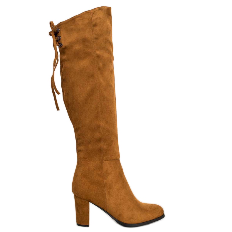 Cizme din piele de căprioară VINCEZA maro