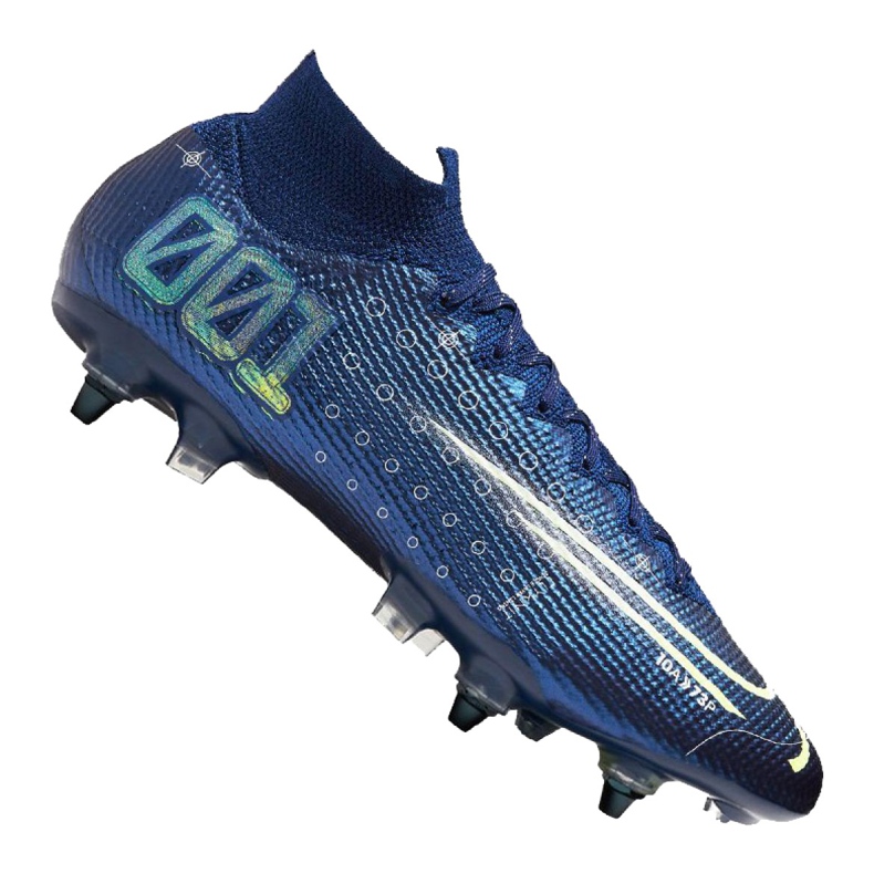 Pantofi de fotbal Nike Superfly 7 Elite Mds SG-Pro Ac M CK0013-401 albastru marin albastru marin