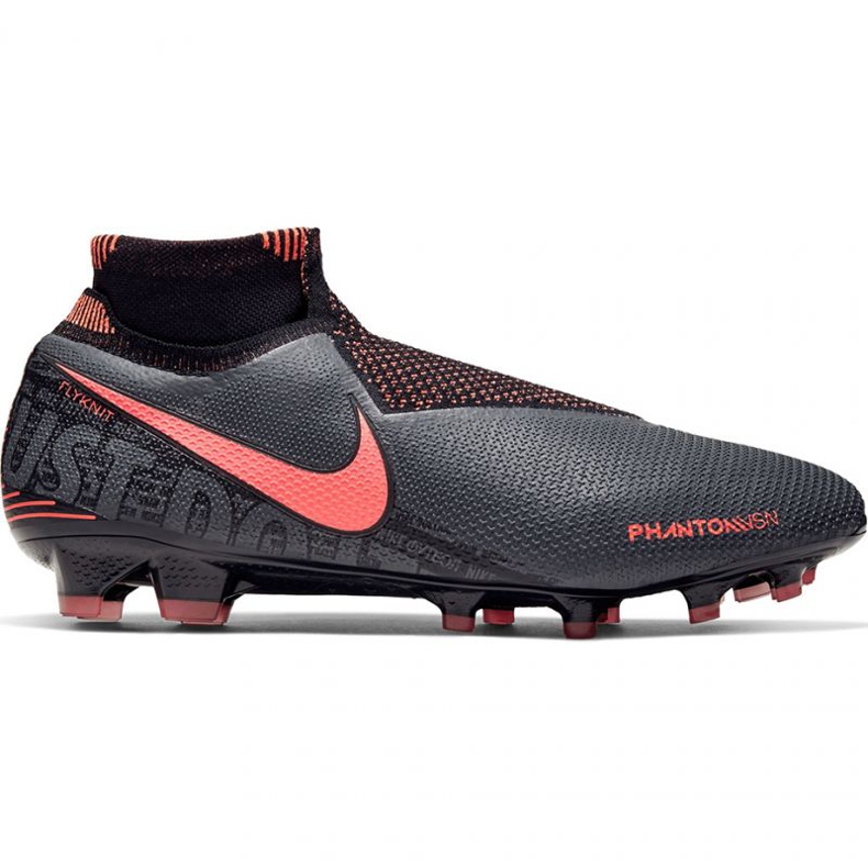 Ghete de fotbal Nike Phantom Vsn Elite Df Fg M AO3262 080 multicolor negru Ghete de fotbal Nike Phantom Vsn Elite Df Fg M AO3262 080 multicolor negru