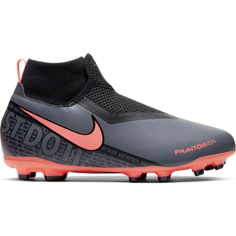 Pantofi de fotbal Nike Phantom Vsn Academy Df FG / MG Jr AO3287 080 multicolor negru Pantofi de fotbal Nike Phantom Vsn Academy Df FG / MG Jr AO3287 080 multicolor negru