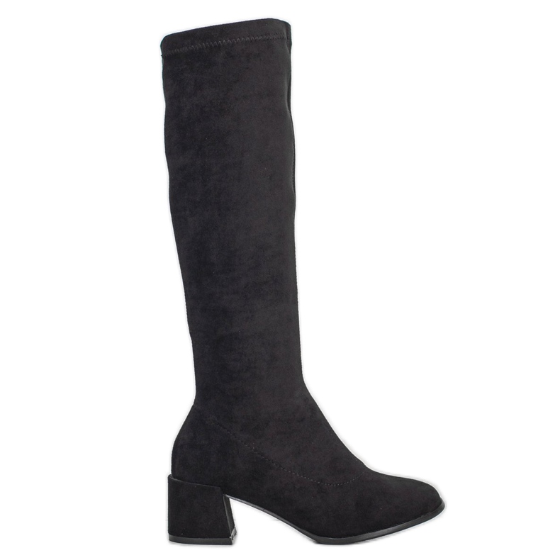 Filippo Cizme din piele de căprioară pe un stâlp negru