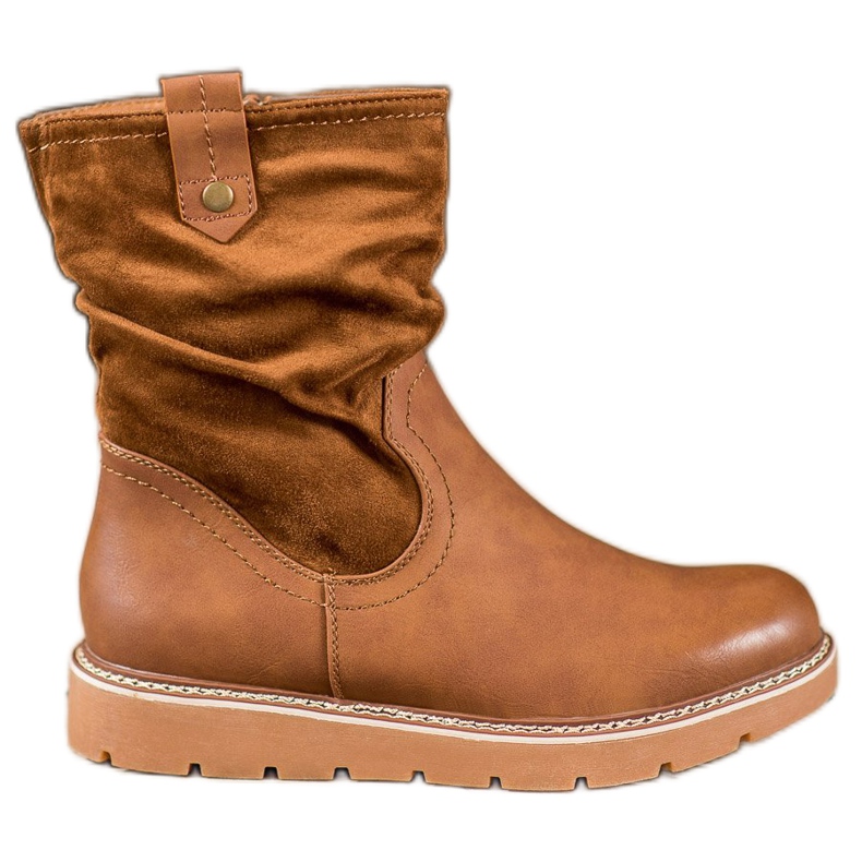 Ideal Shoes Muncitori de pe platformă maro