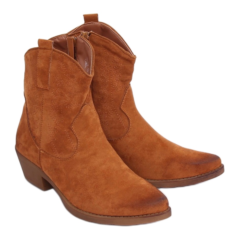 Cizme de cowboy camel NC970P Camel maro
