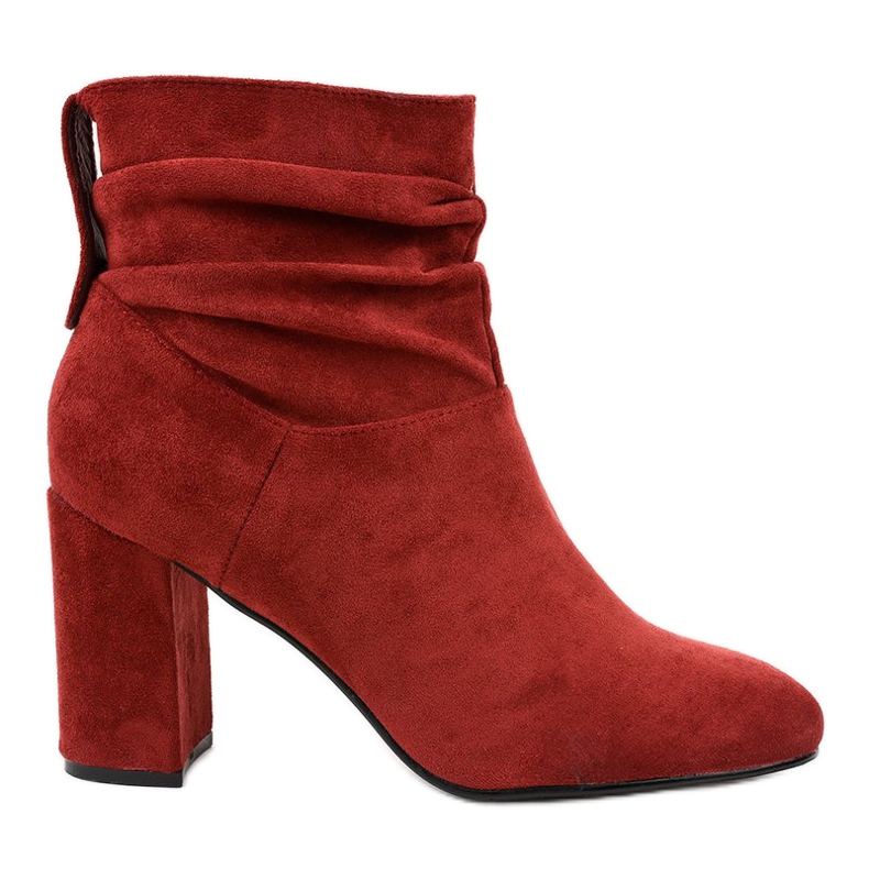 Cizme elegante burgundă pe stâlpul 884 roșu Cizme elegante burgundă pe stâlpul 884 roșu