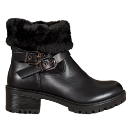 Marquiz Muncitori calzi cu blană negru Marquiz Muncitori calzi cu blană negru