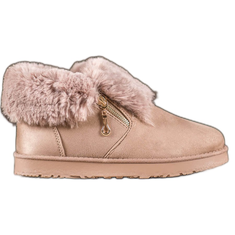 Kylie Mukluki scăzut cu blană maro