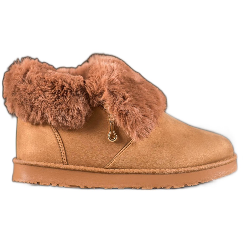 Kylie Mukluki scăzut cu blană maro