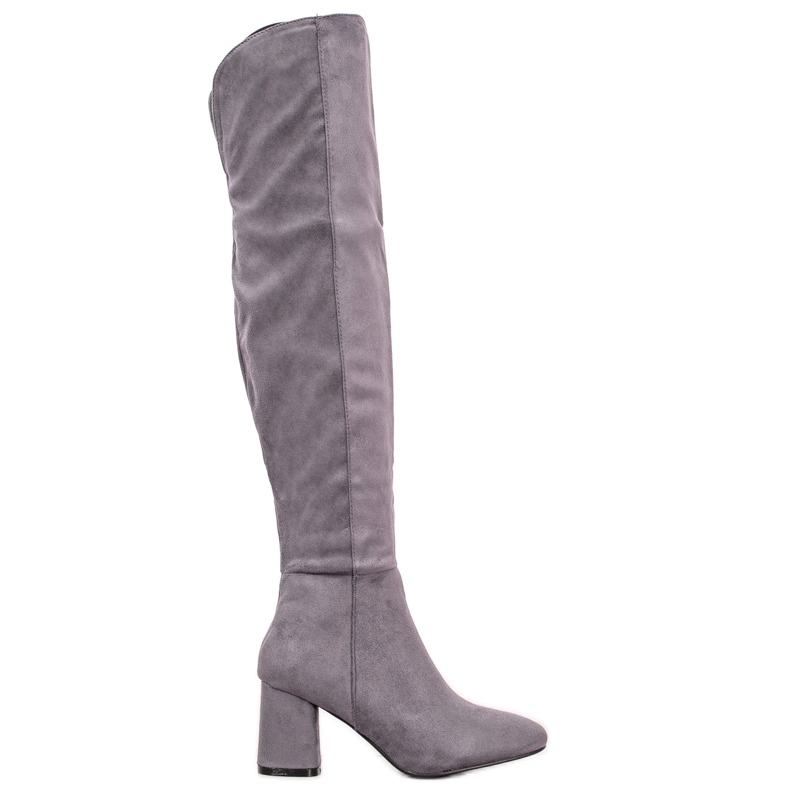 Seastar Cizme elegante pe un post gri Seastar Cizme elegante pe un post gri